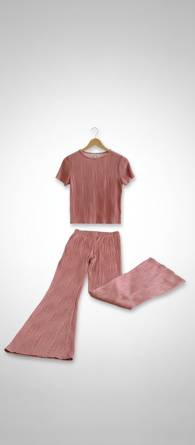 Ensemble avec pantalon pattes d’éléphant 🩷