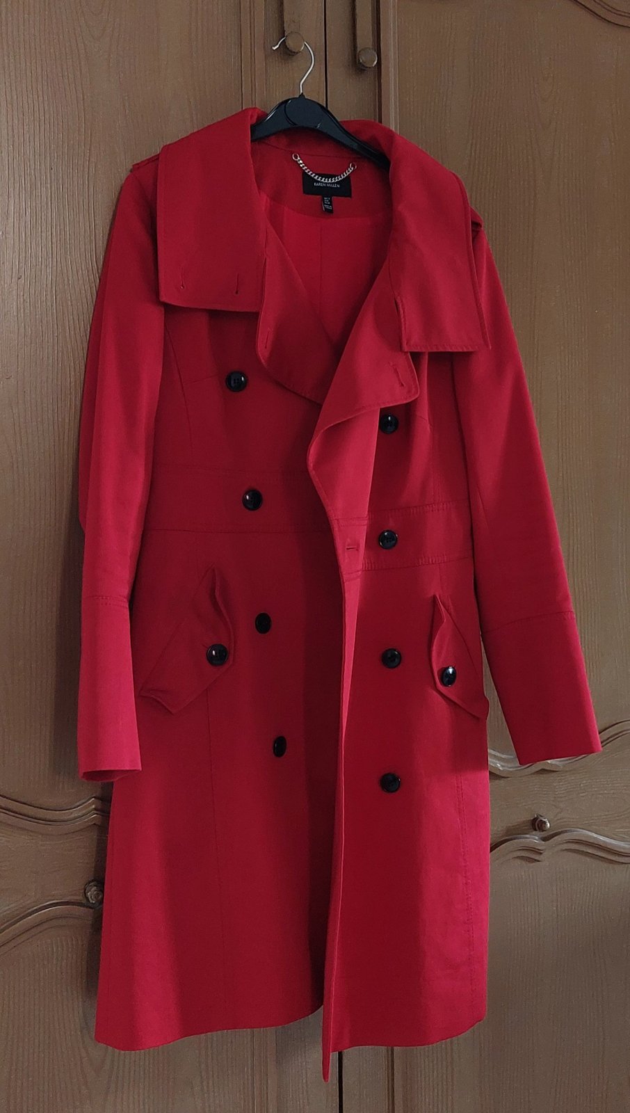 Karen Millen (British Brand) Classical Trench Coat (98% Coton)