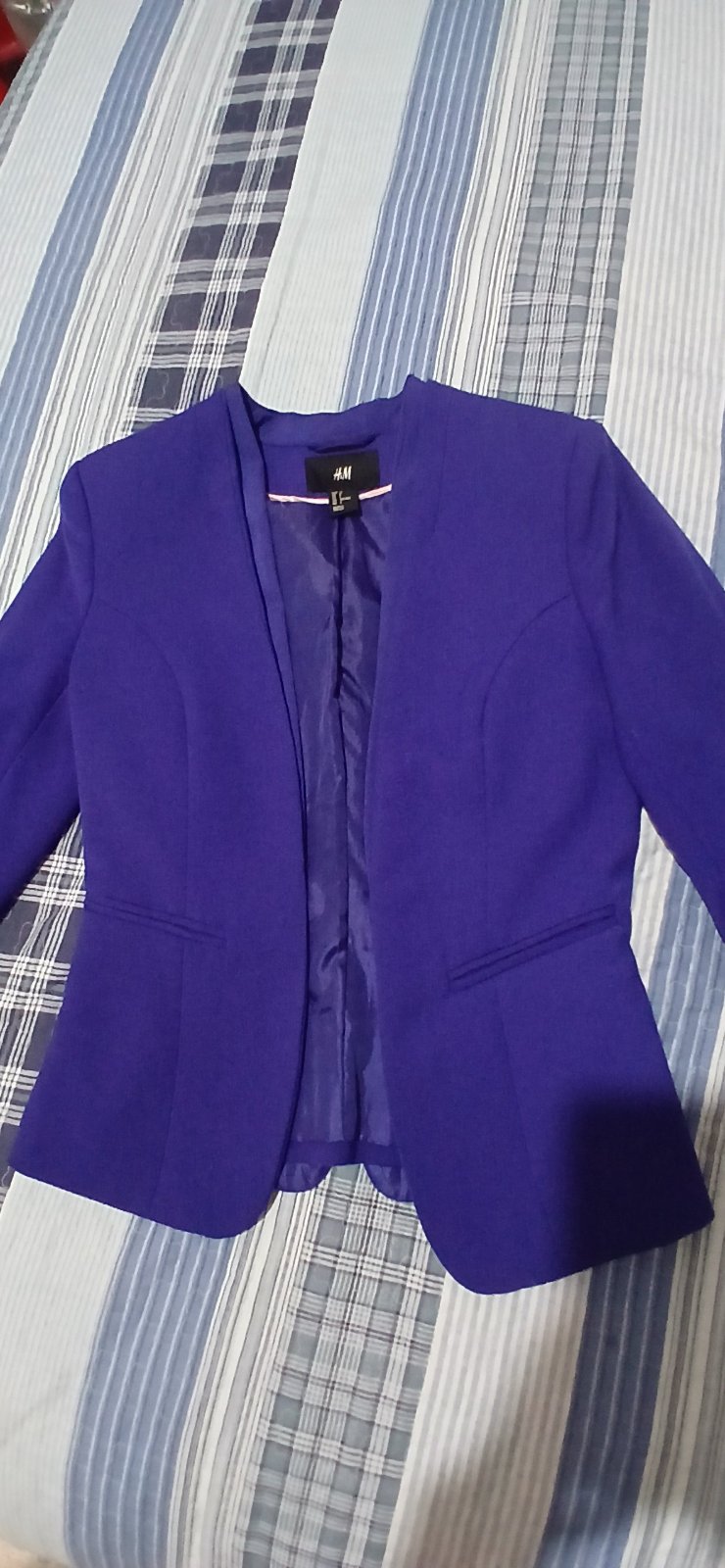 Veste Bleue violacée