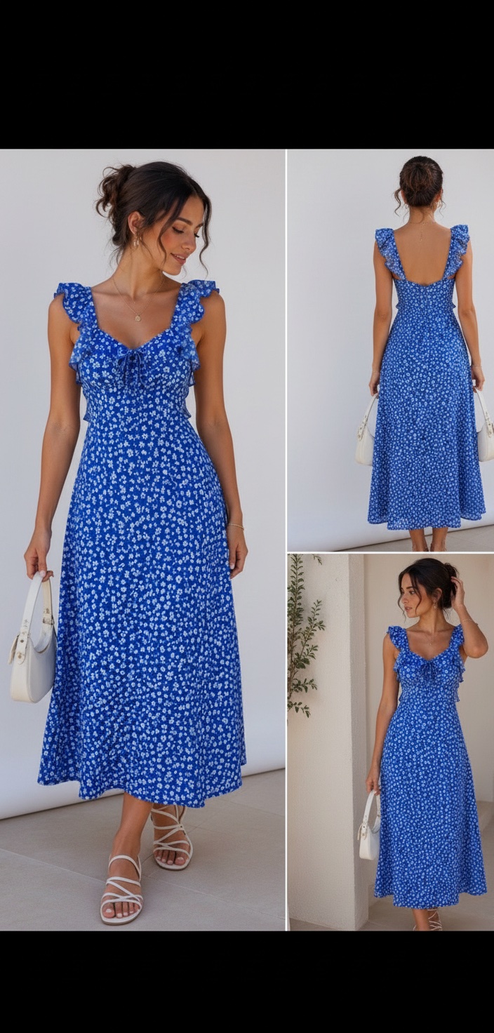 Robe bleue