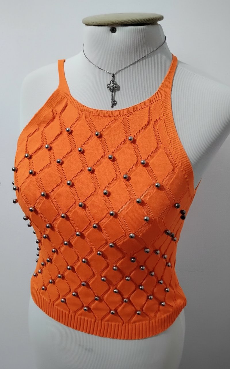 Debardeur orangé 
