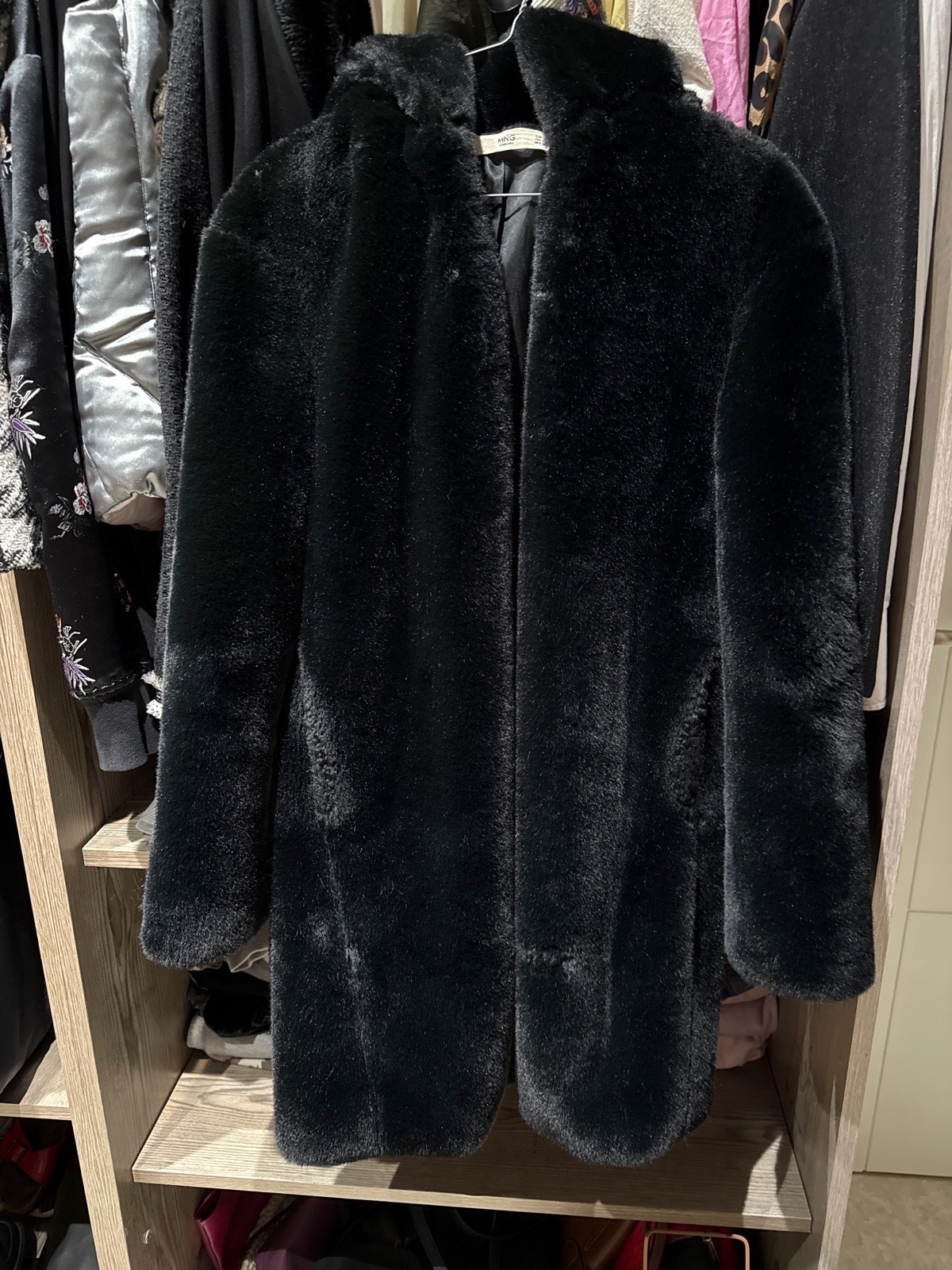 Manteau mango fourrure 