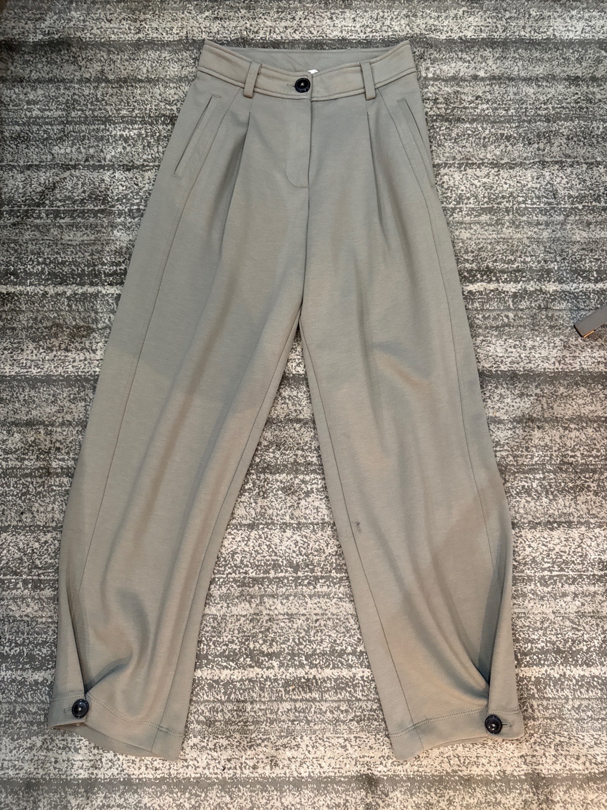 Pantalon hivernal reserved gris taupe 