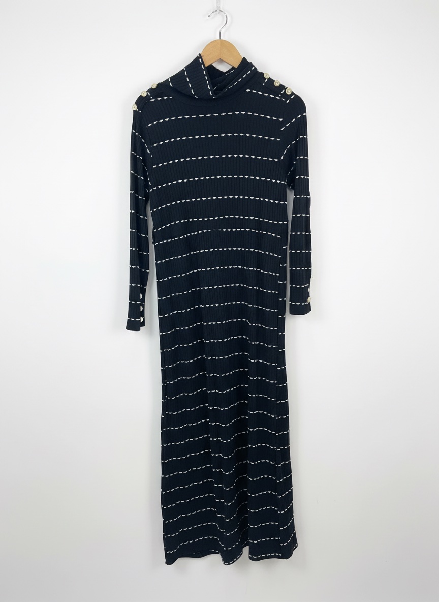 Robe noir longue