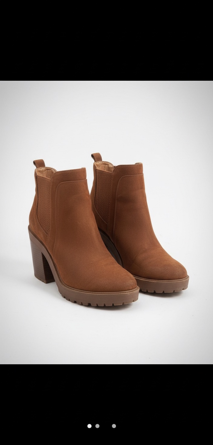 Bottine couleur camel bershka 