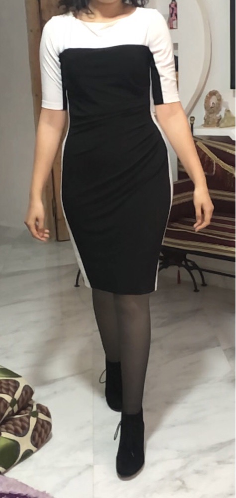 robe noir et blanc