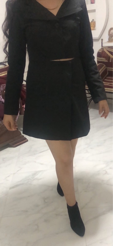 ensemble noir trés chic