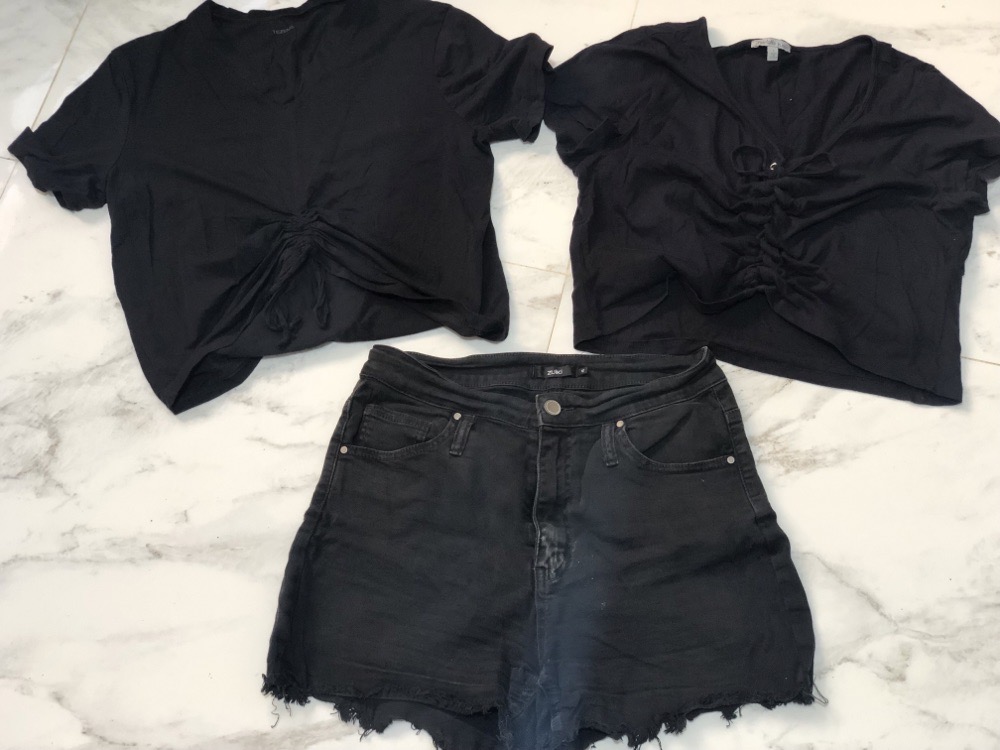 Lot de 2 top+short djine