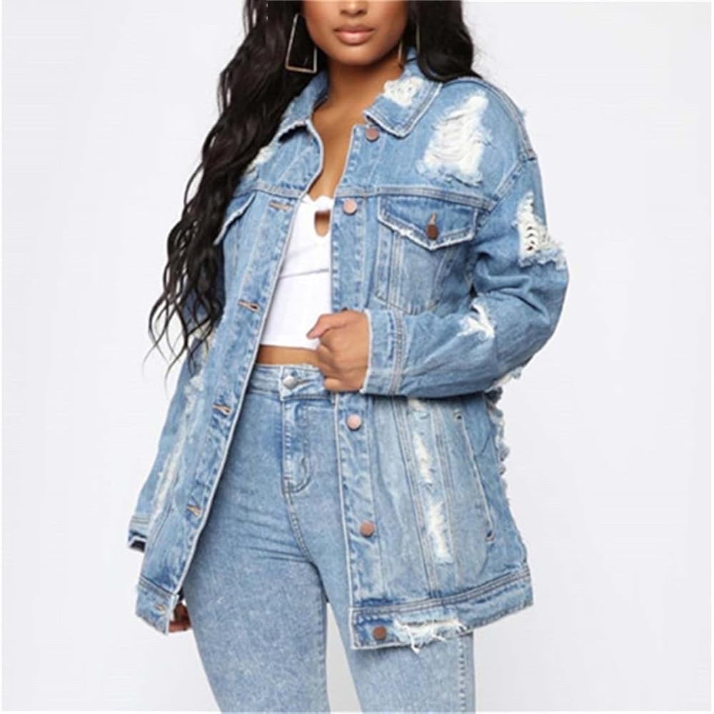 Long veste en denim très bonne état taille 38