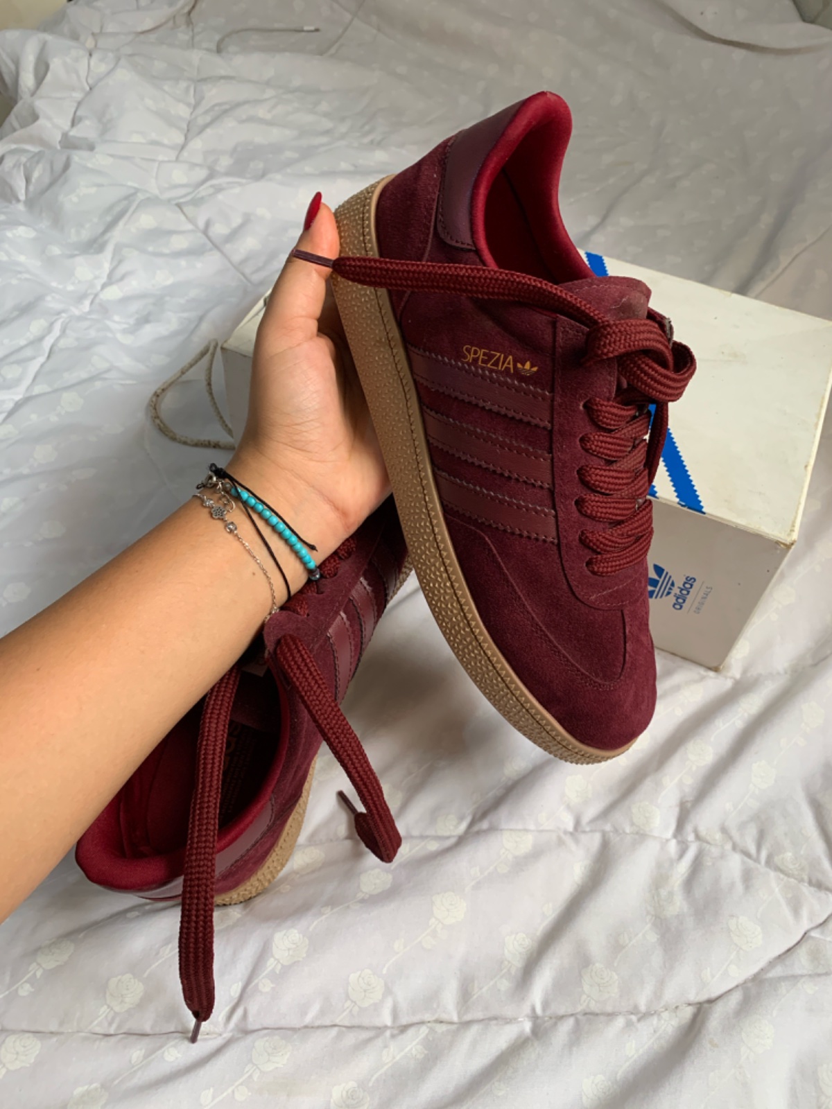 Basket  Adidas Handball Spezial Bordeaux