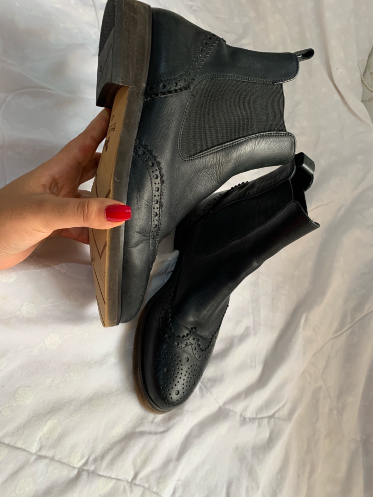 Bottines Chelsea en Cuir