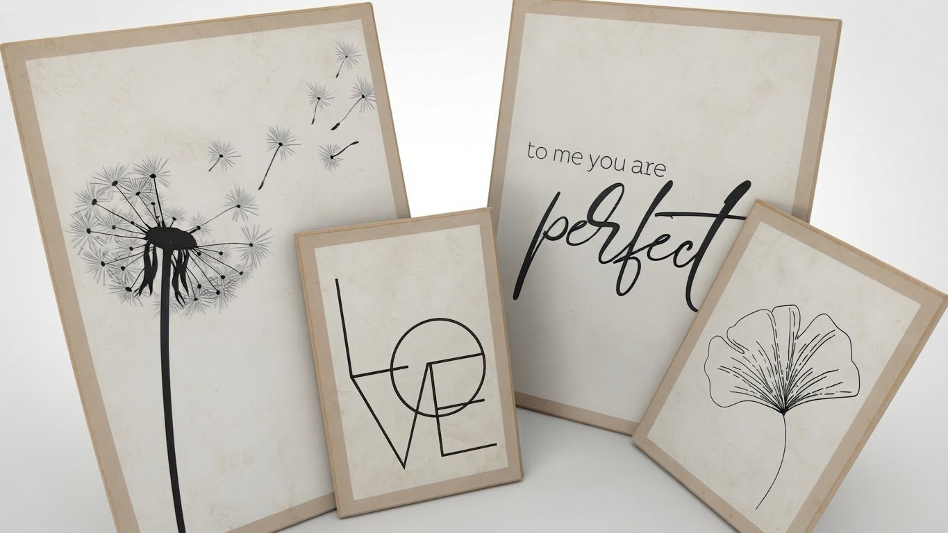4 tableau décoratif 