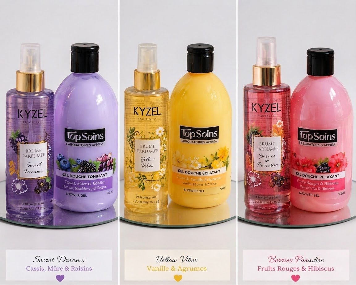 Pack gel douche et brume 