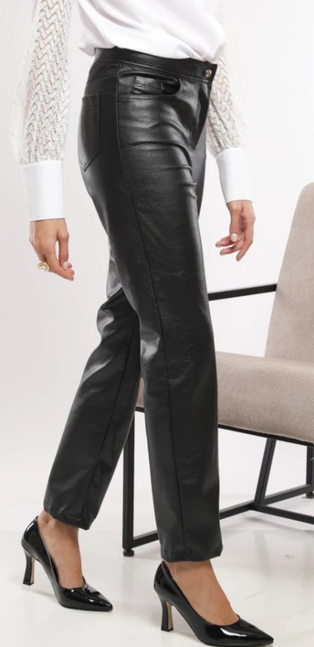 Pantalon en similicuir pour femme 