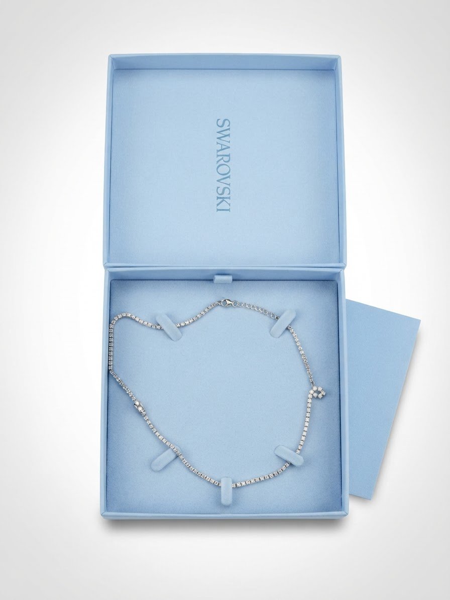 Collier Swarovski Matrix Tennis – Neuf avec boîte 💎