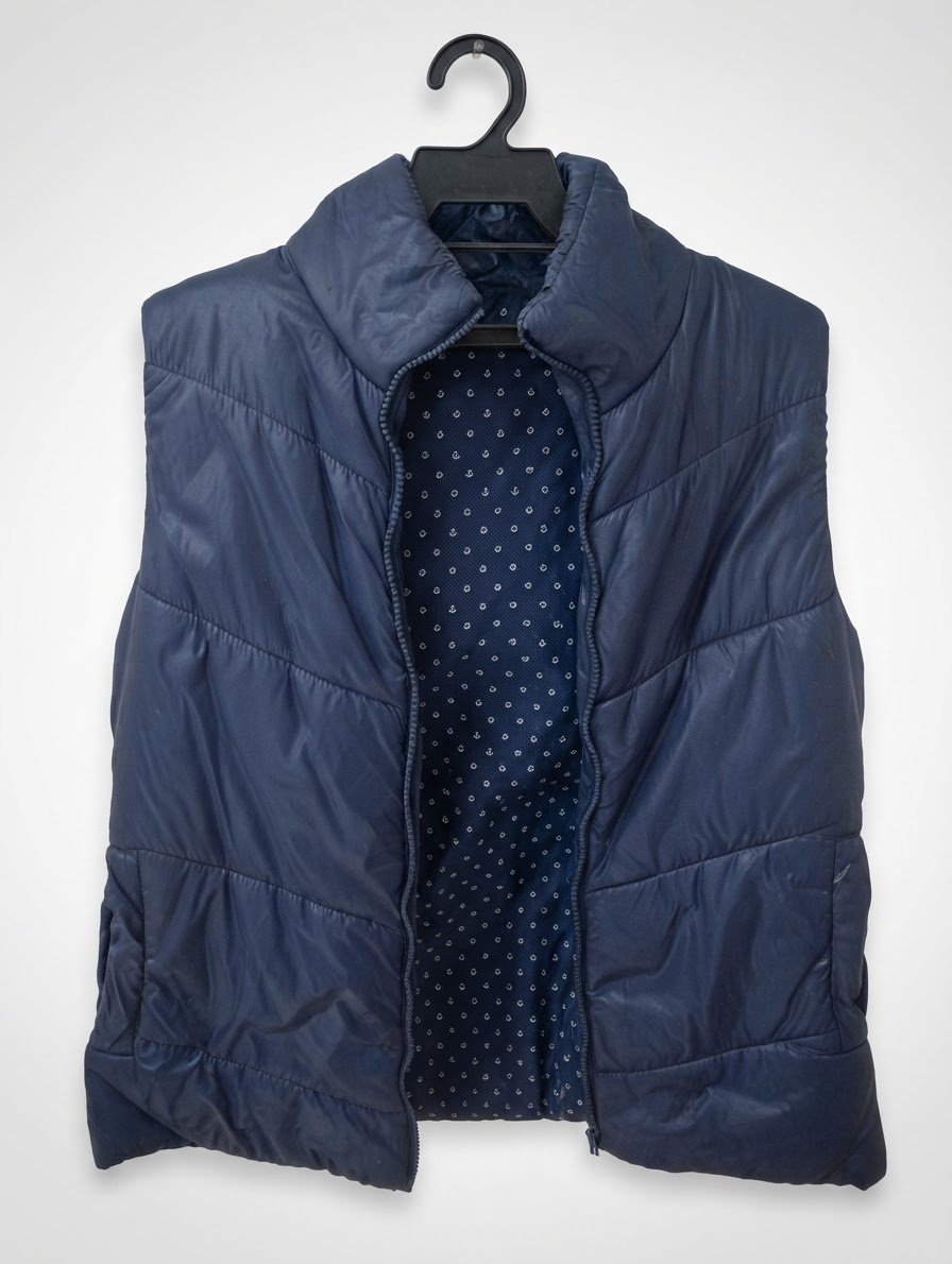 Doudoune sans manches matelassée bleu marine - Monoprix Autre Ton (Taille 42)