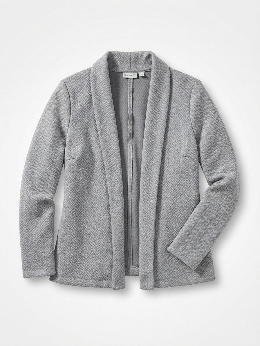 Blazer / Veste chic en maille grise - Blue Motion (Taille M 40/42)