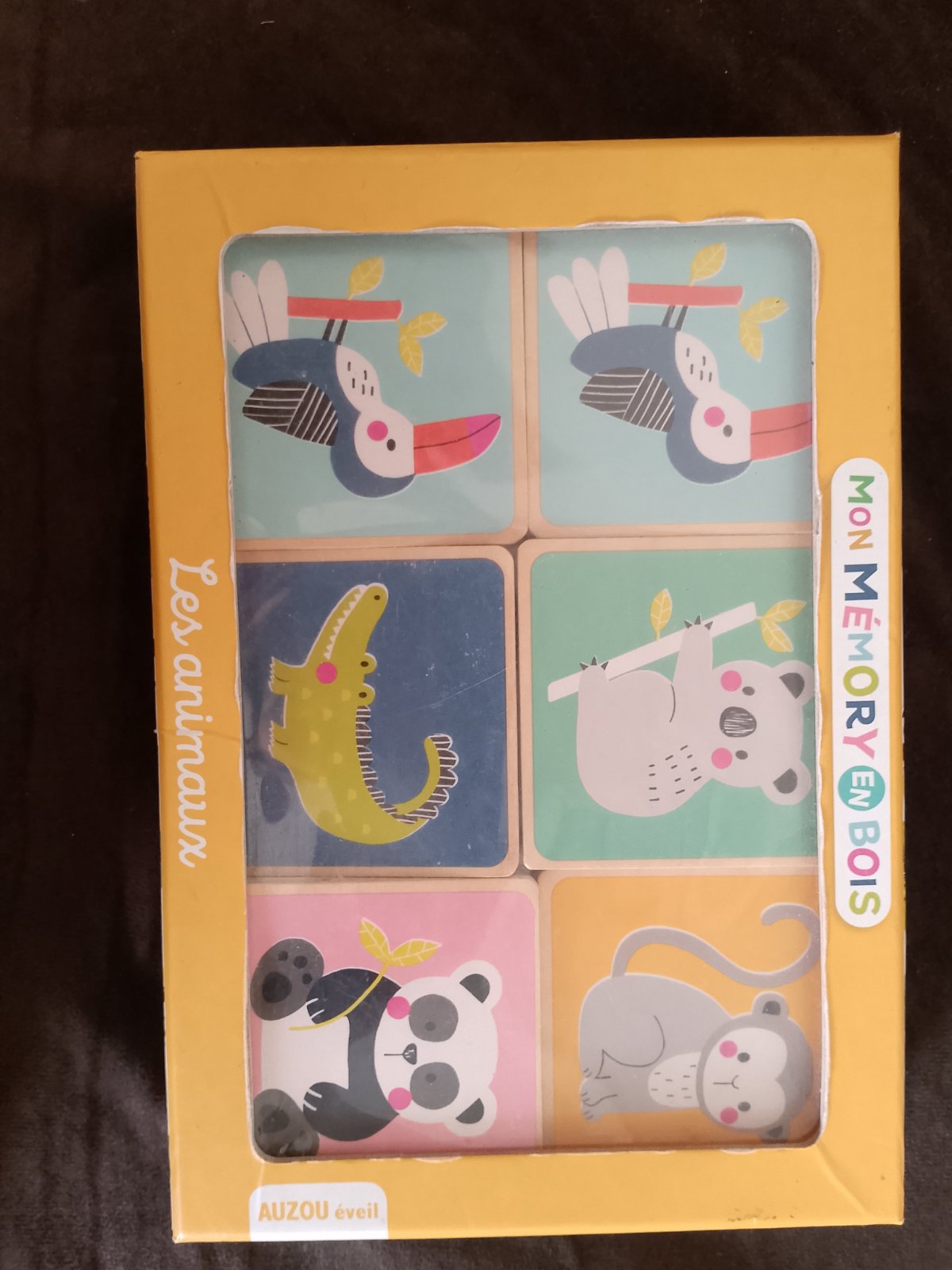Jeux de mémoire en bois 