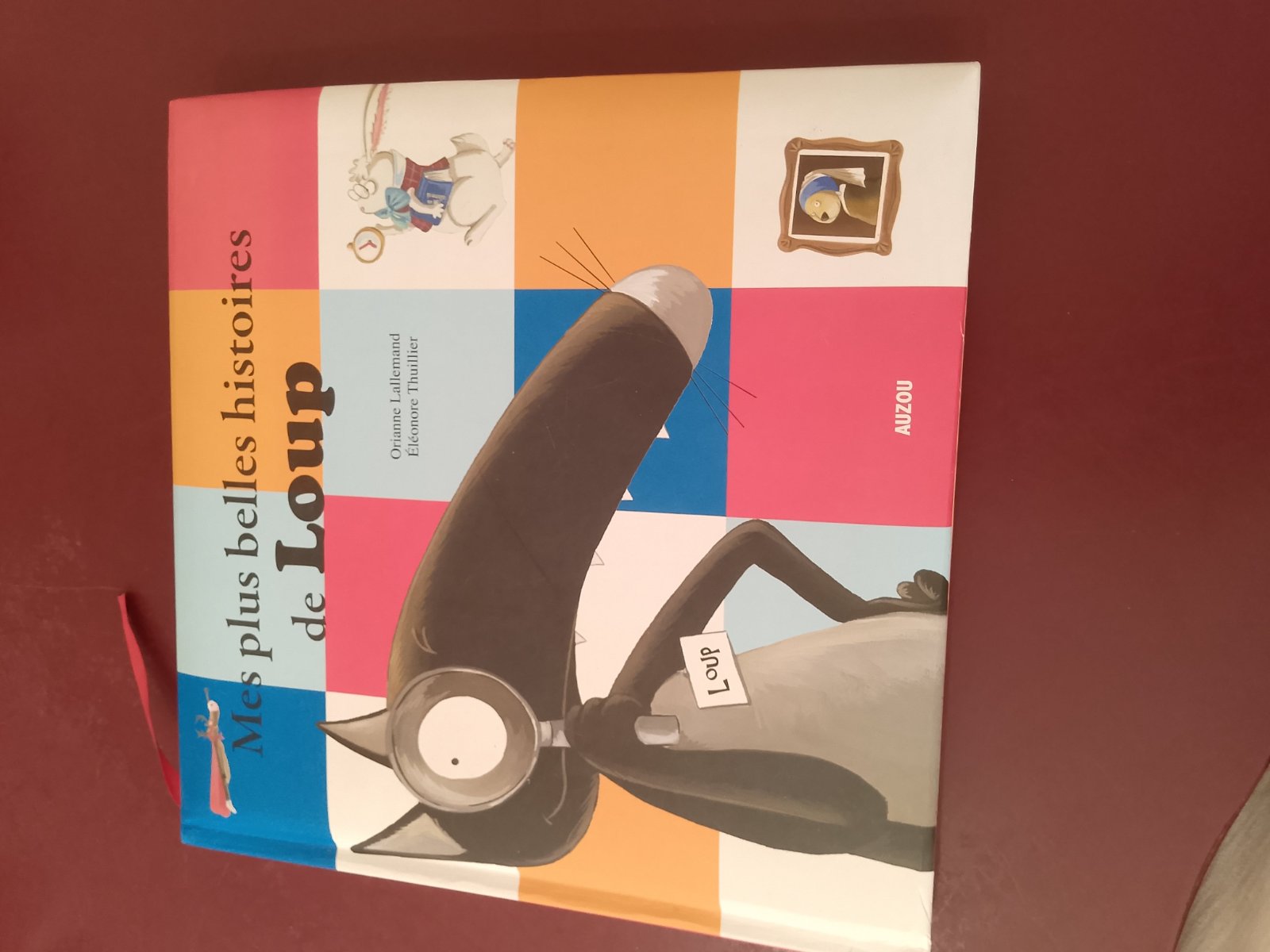 Livre histoire de loup 🩷+ peluche loup 