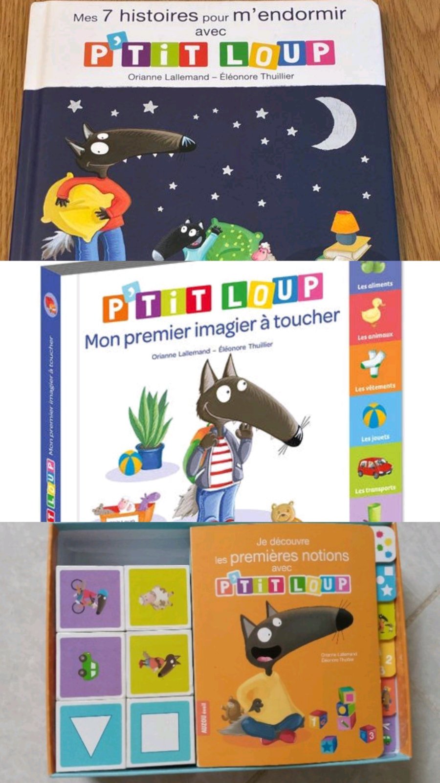 Lot collection le petit loup 