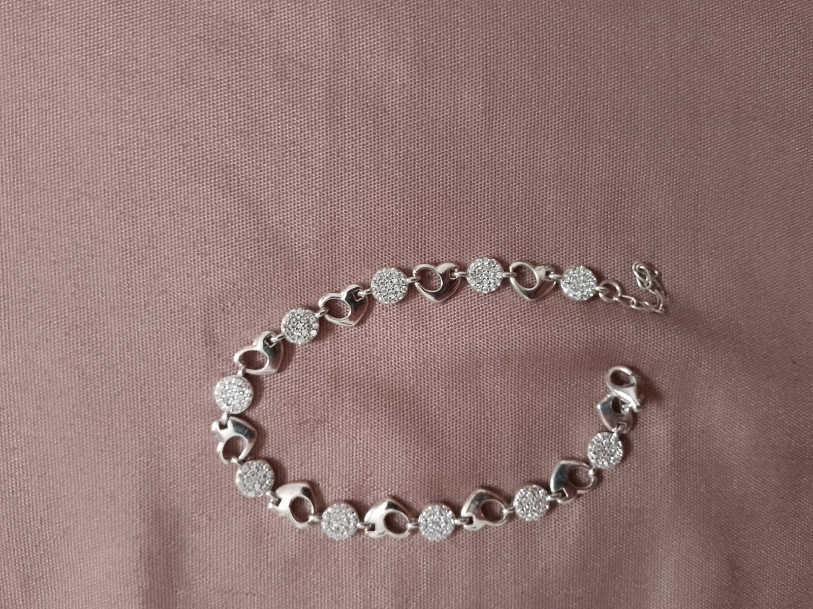 Bracelet soirée en argent 