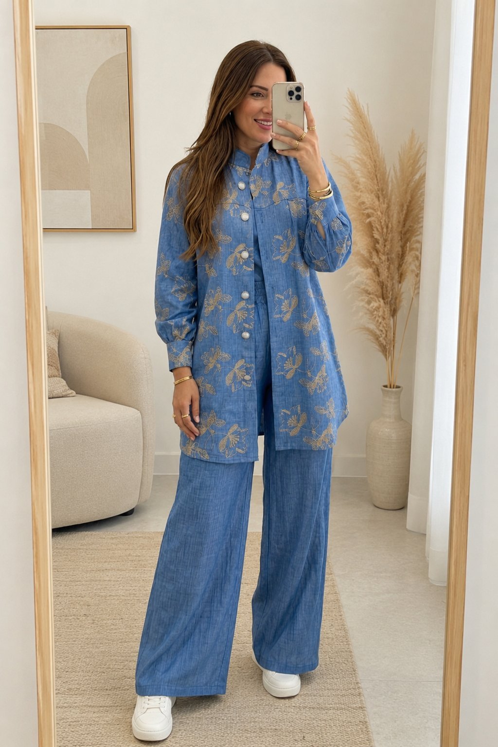 Set très chic brodée ❤️❤️ jamais porté 