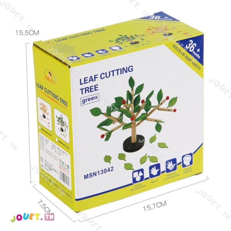 Jouet: Leaf cutting tree bois