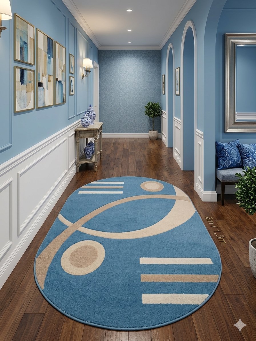 Tapis ovale 