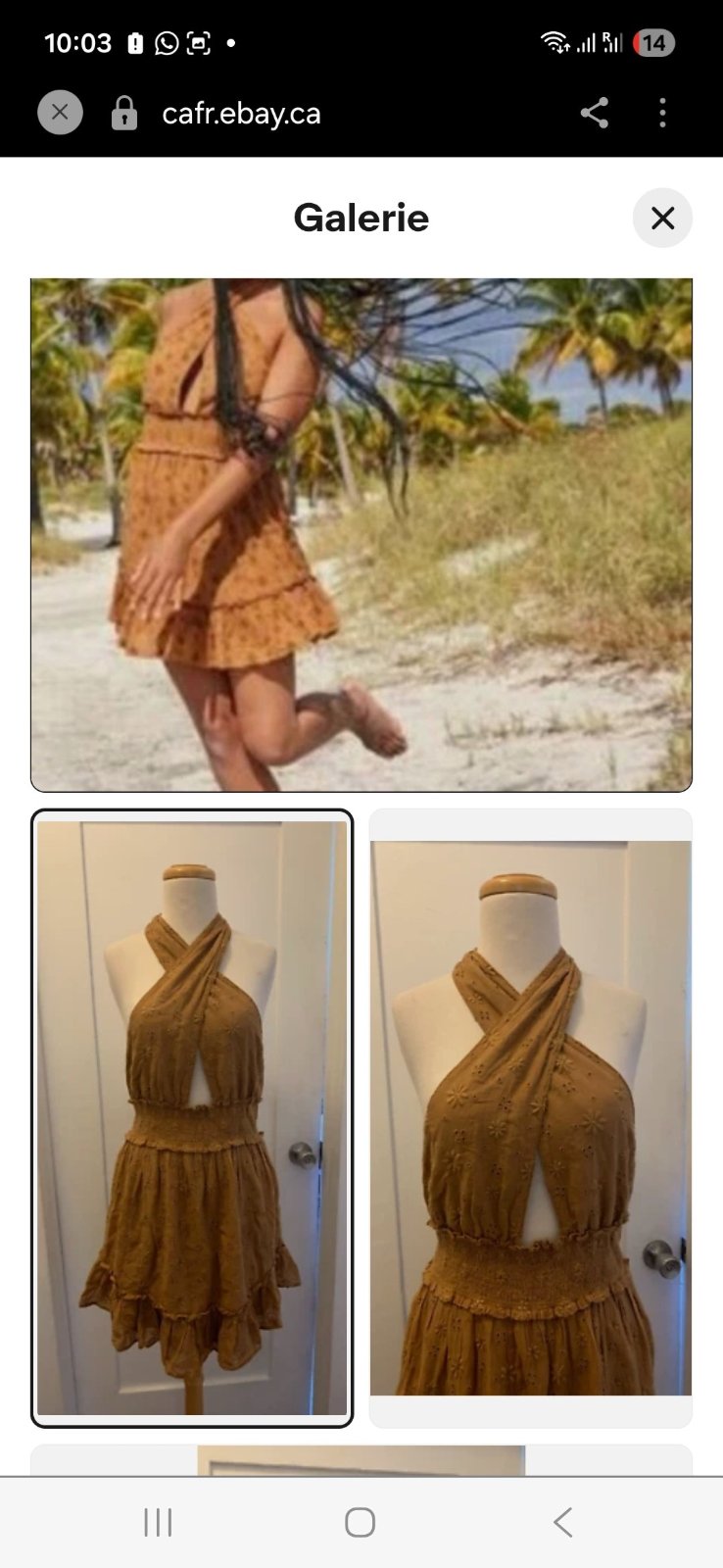 Robe en coton 