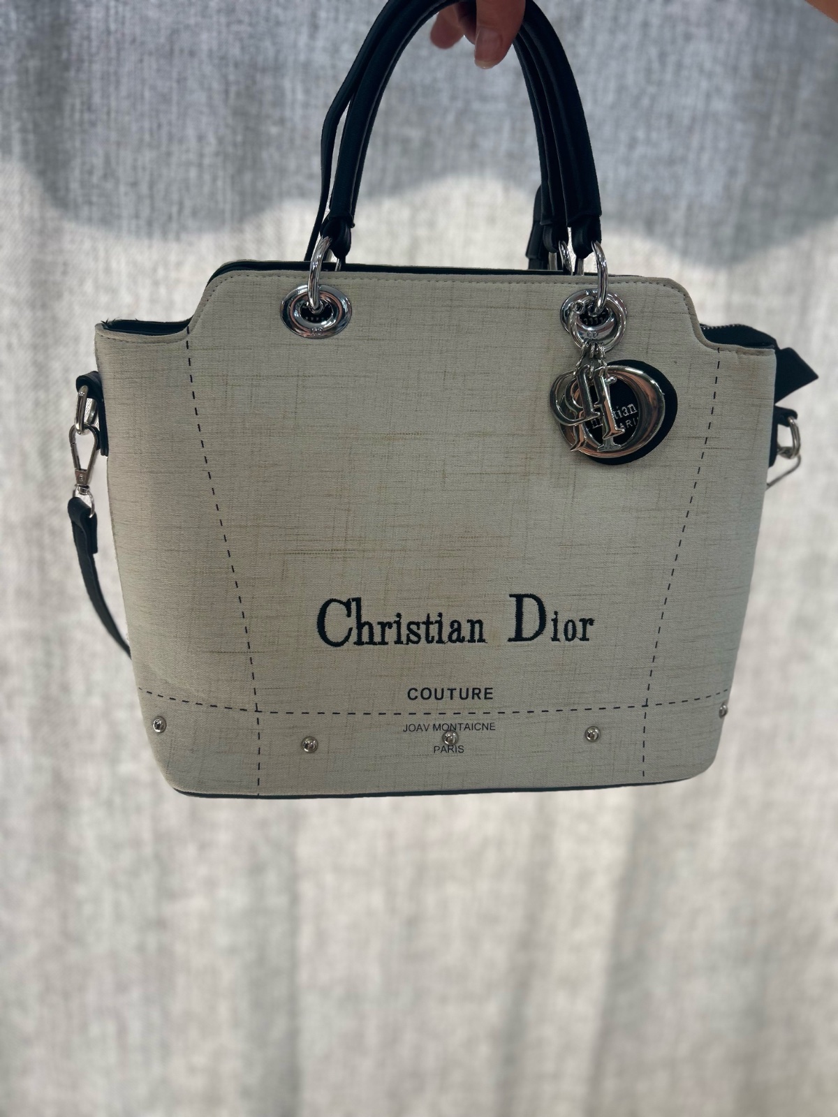 Cristian Dior Large Lady Dior Beige 
