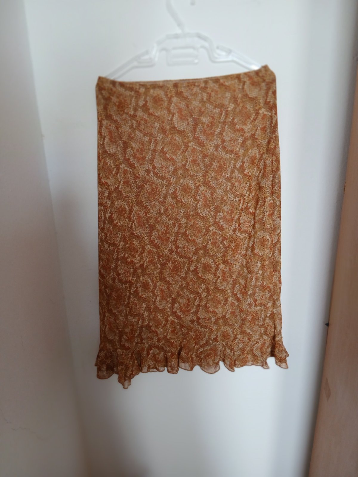 Jup orange avec foulard orange
