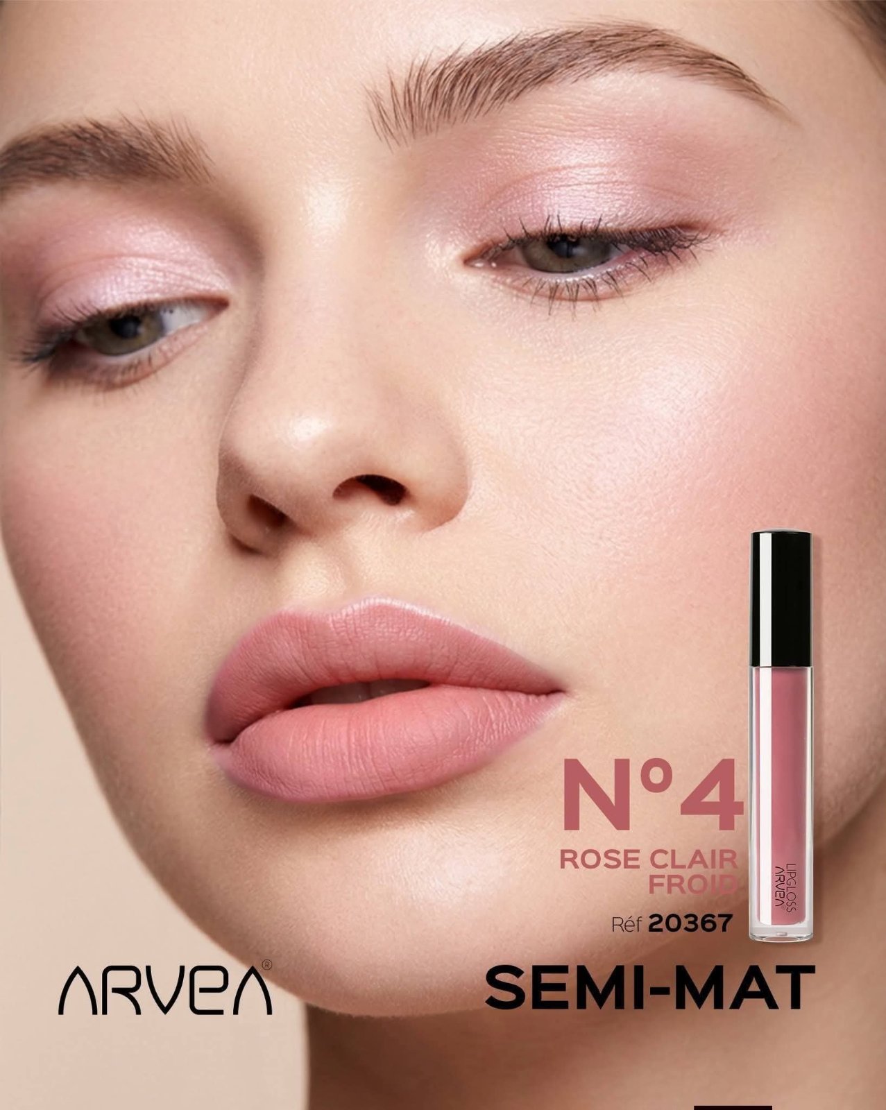 Lip gloss semi mat 
