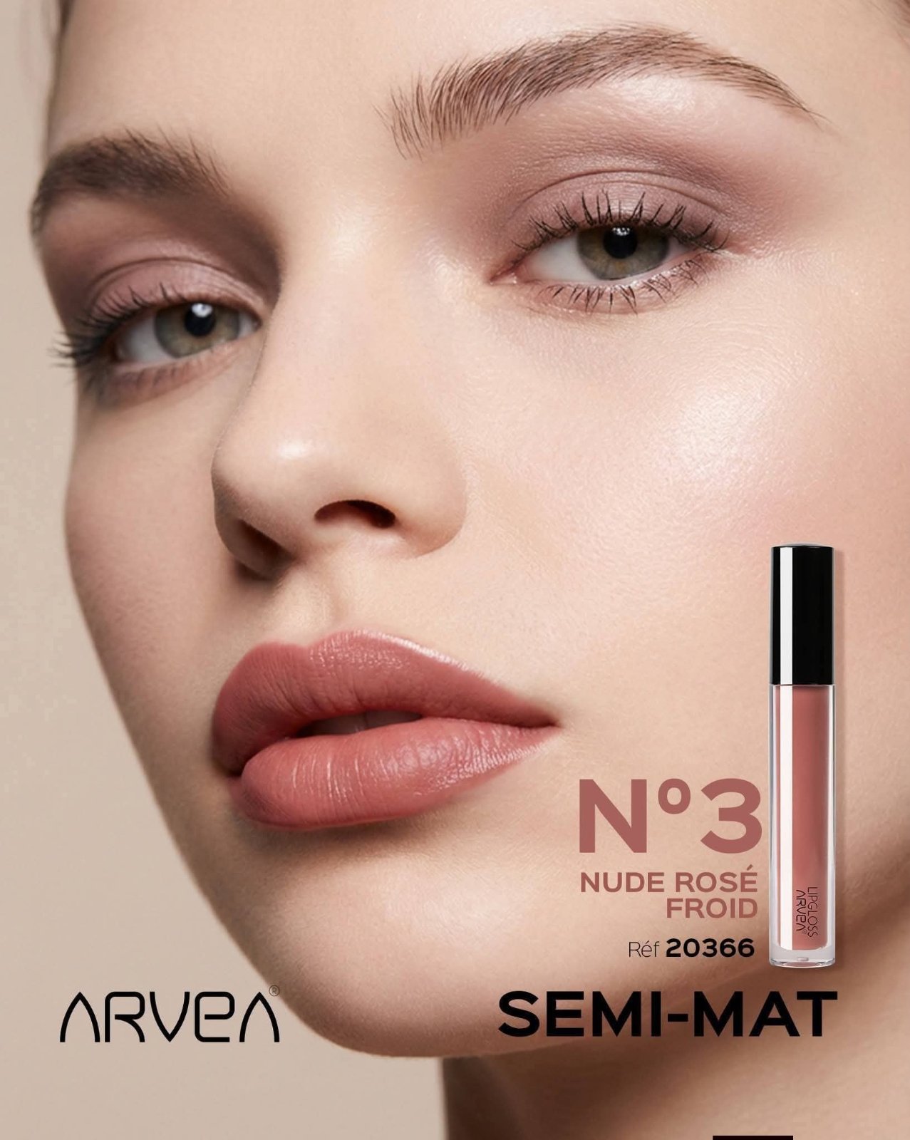 Lip gloss semi mat