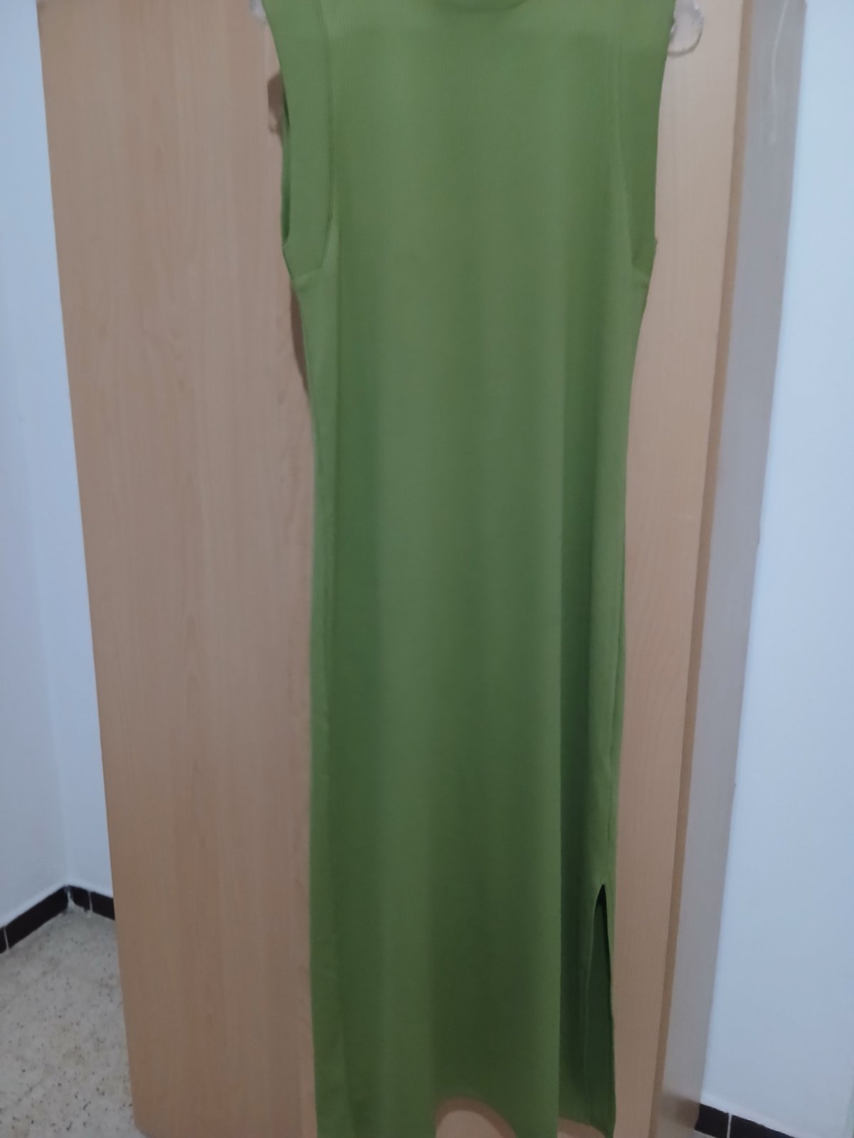 Robe  droit vert 
