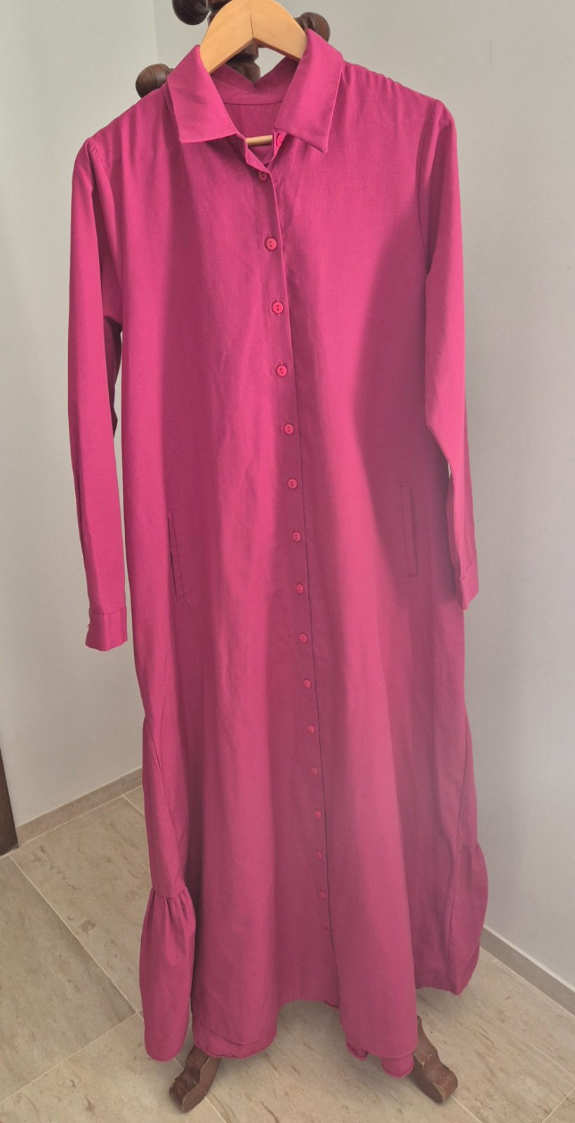 Robe rose fushia
