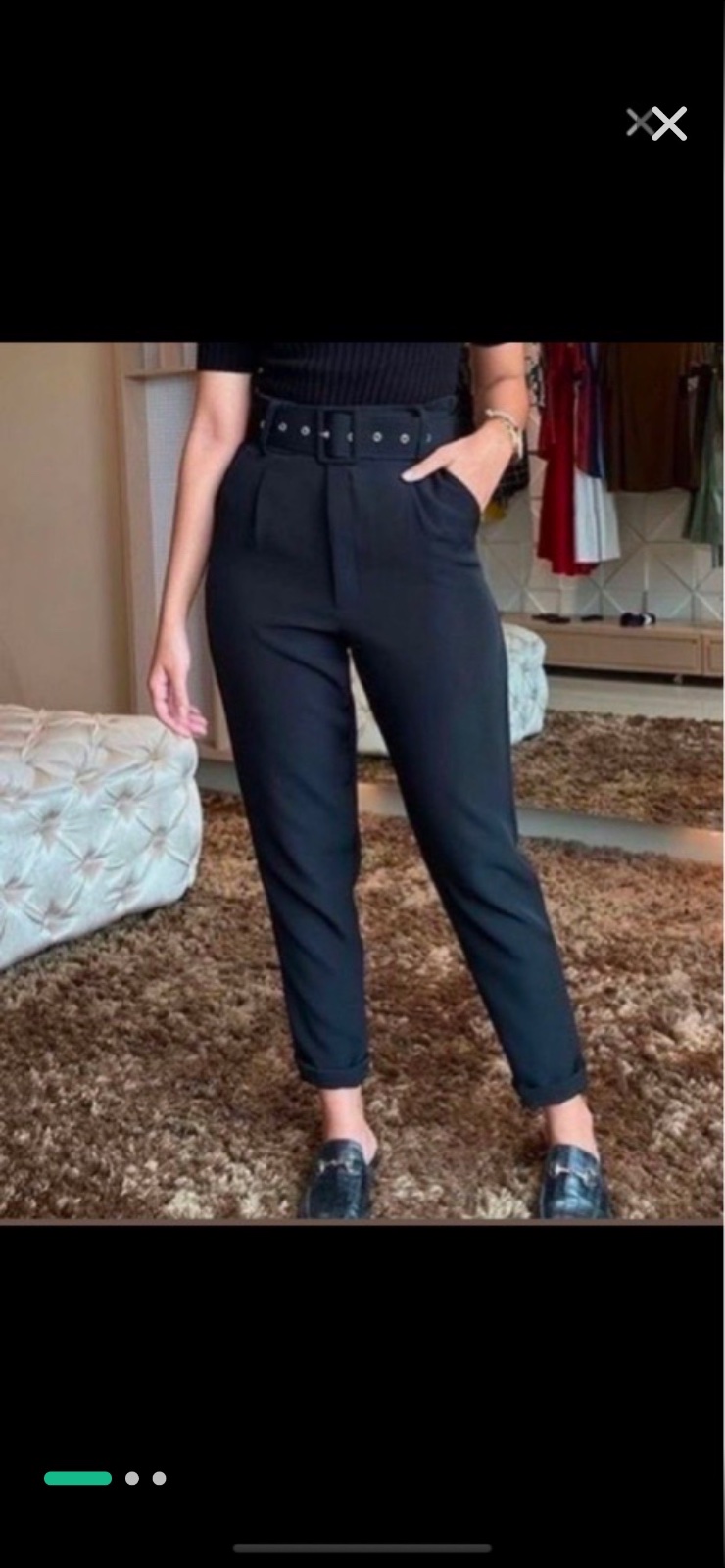Pantalon coupe zara