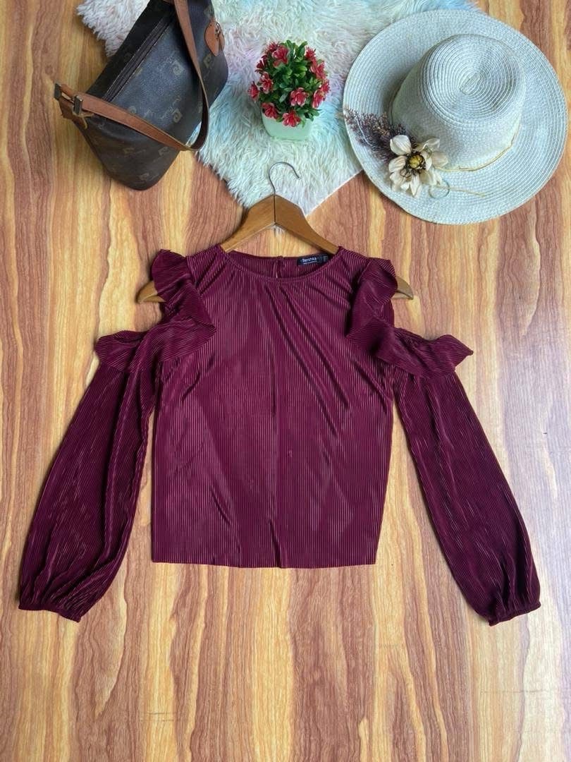 Pull violet taille s