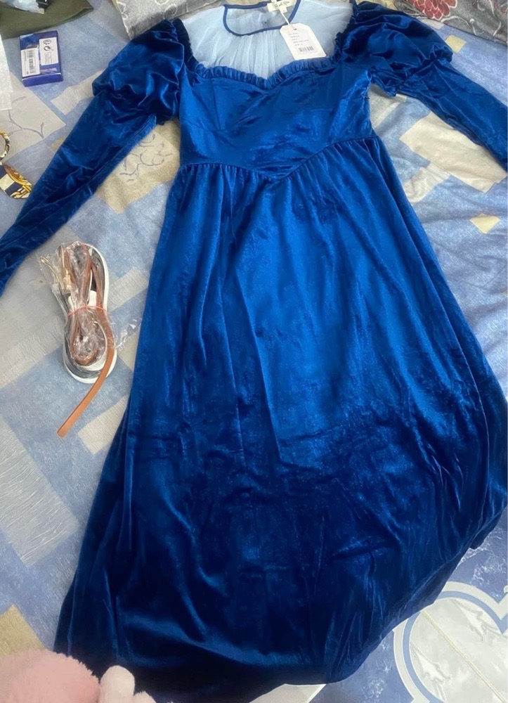 Robe vintage avec motifs papillons 