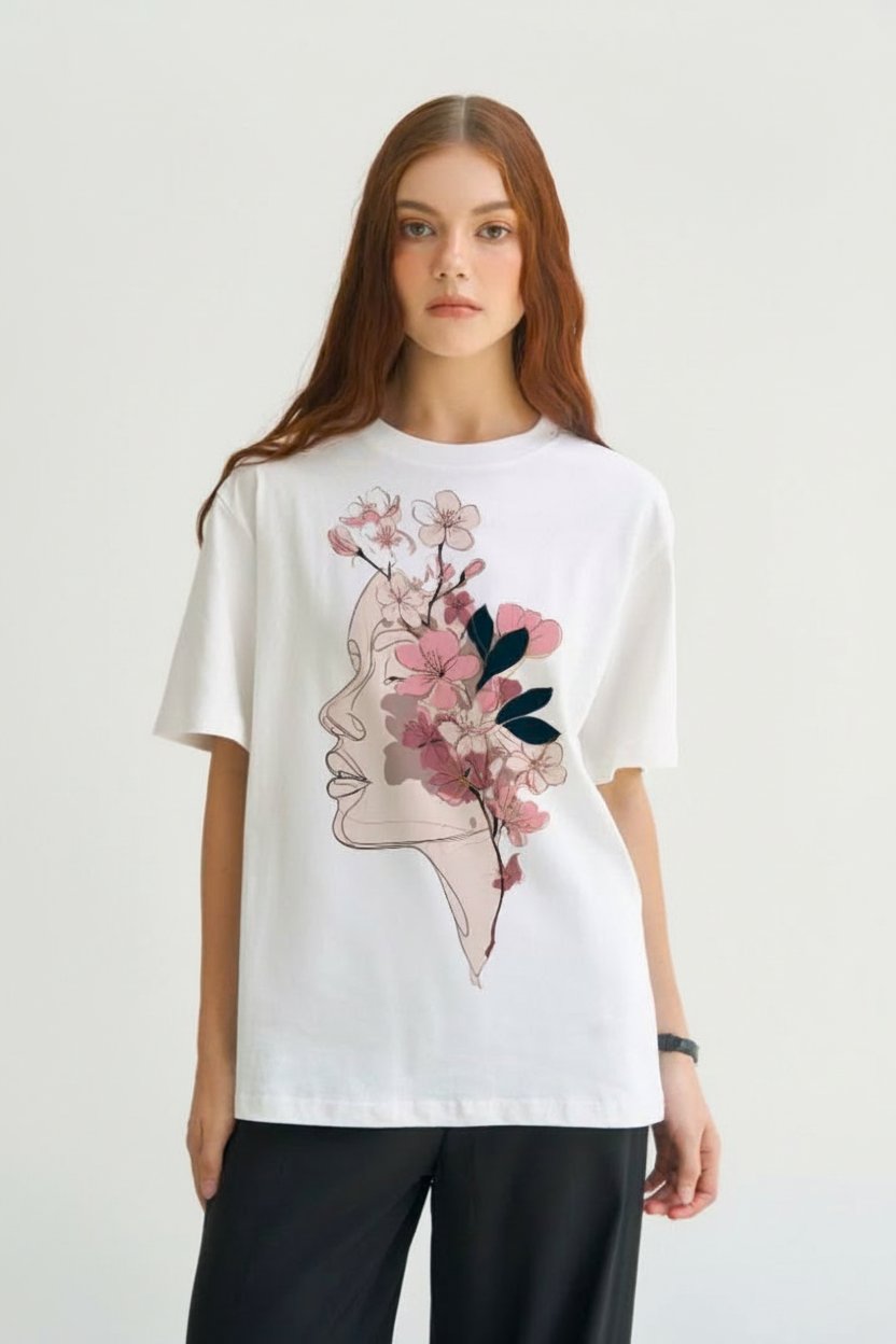 T-shirt Oversized Blanc