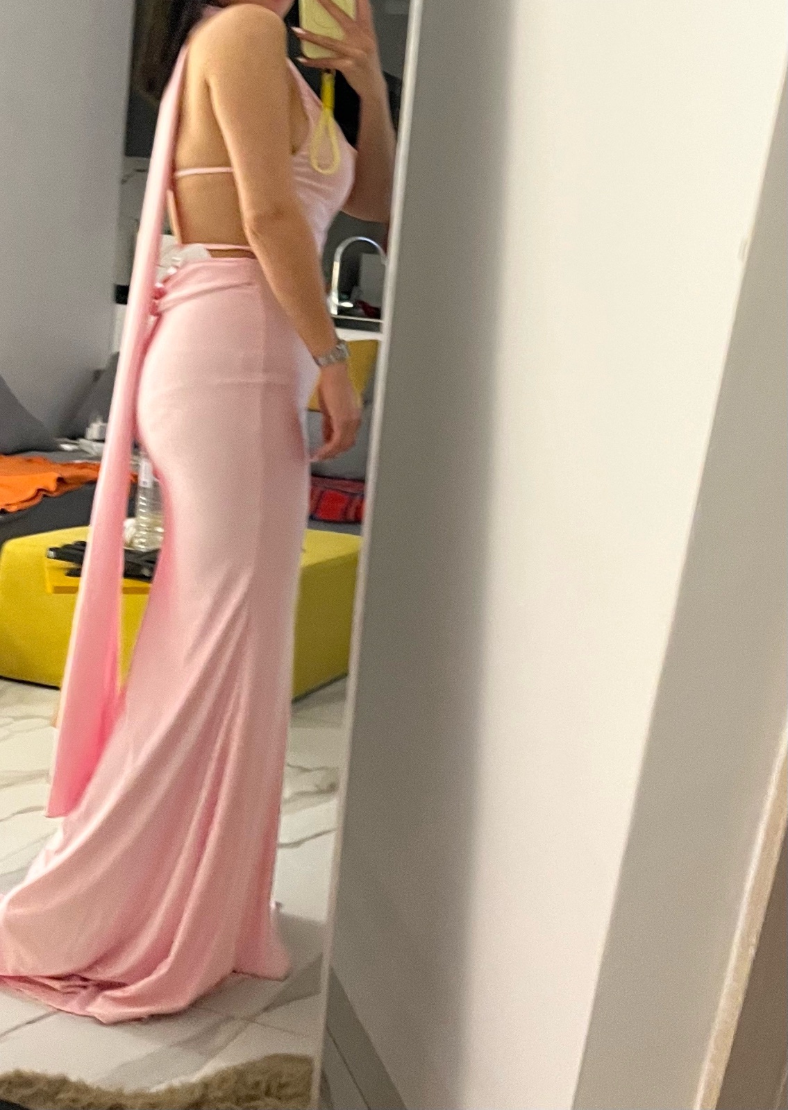 Robe rose