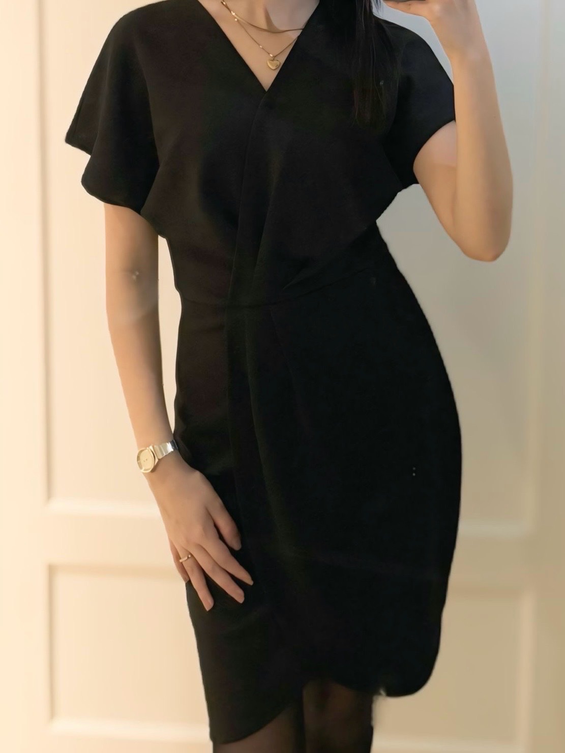 Robe courte noir 