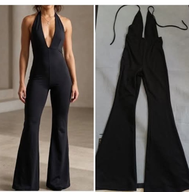 Combi pantalon large 