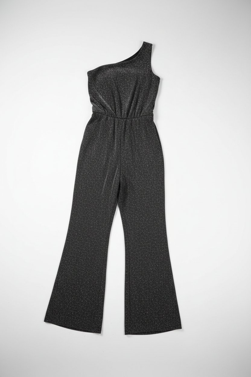 Combi-pantalon large argenté à paillette soirée Motel Rocks taille  L neuve