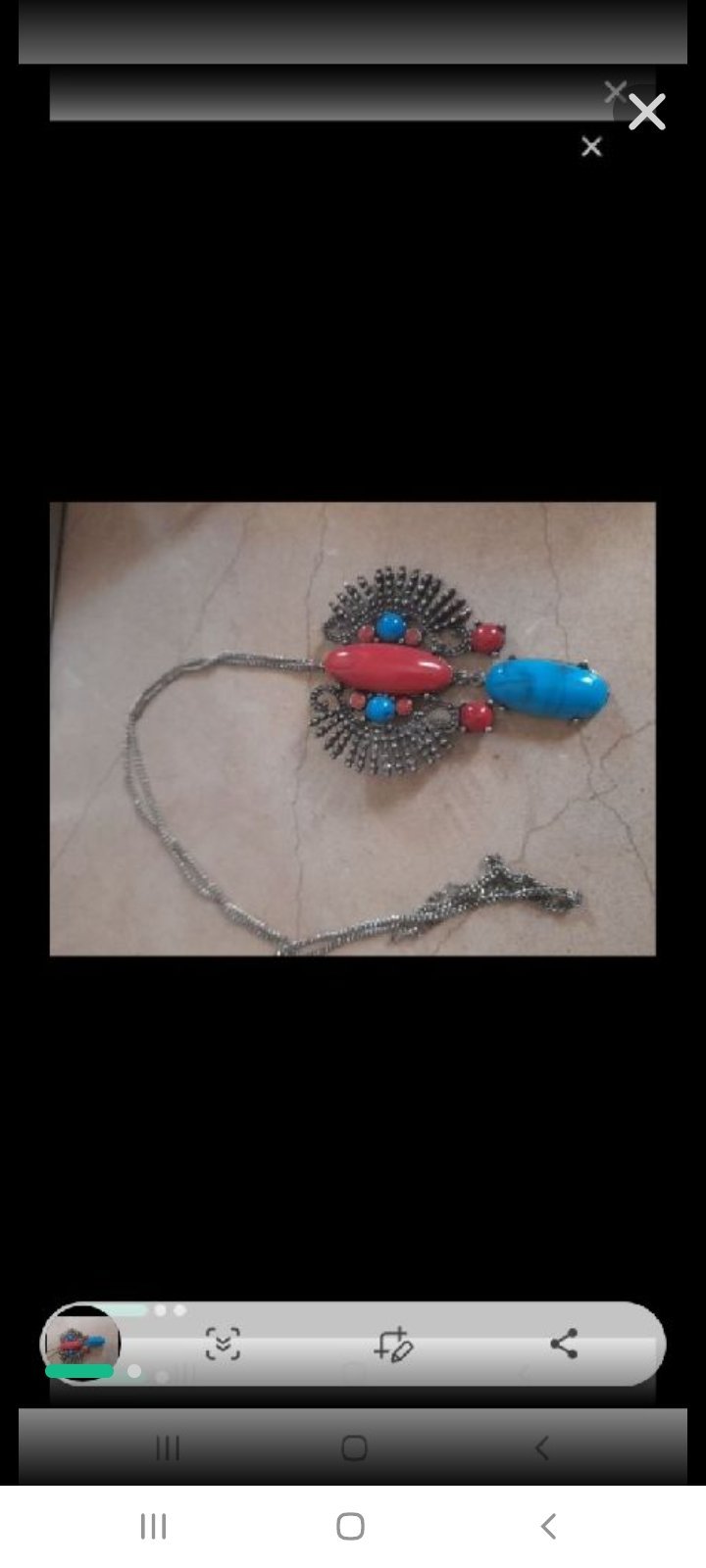 Colier style africain de marques cristian lay 