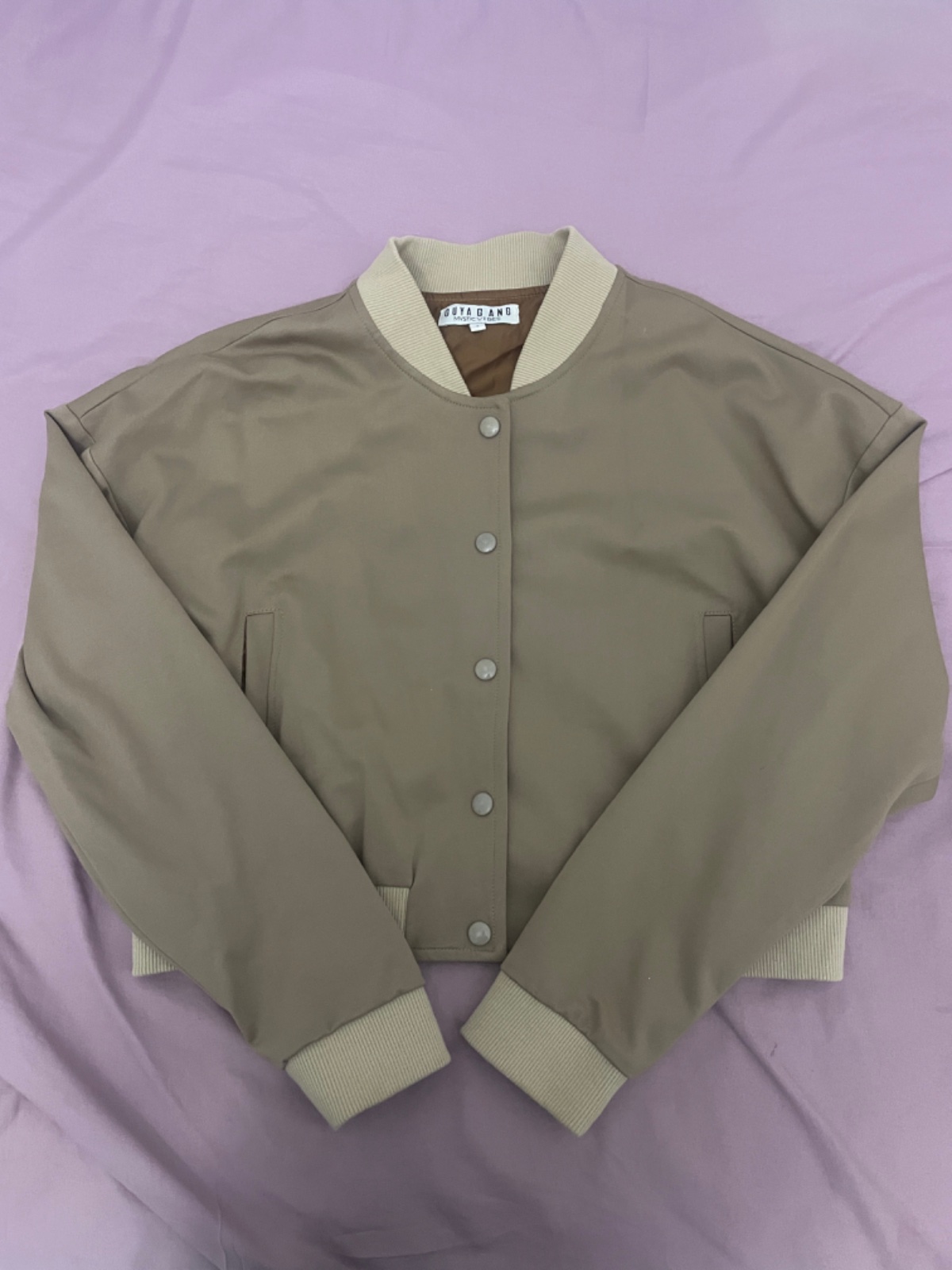 Veste beige camel