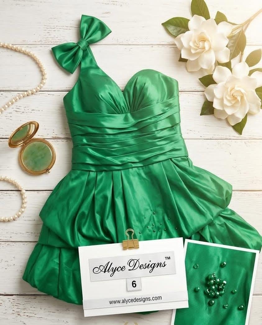 Robe de soirée verte "Alyce Designs"- Presque neuve