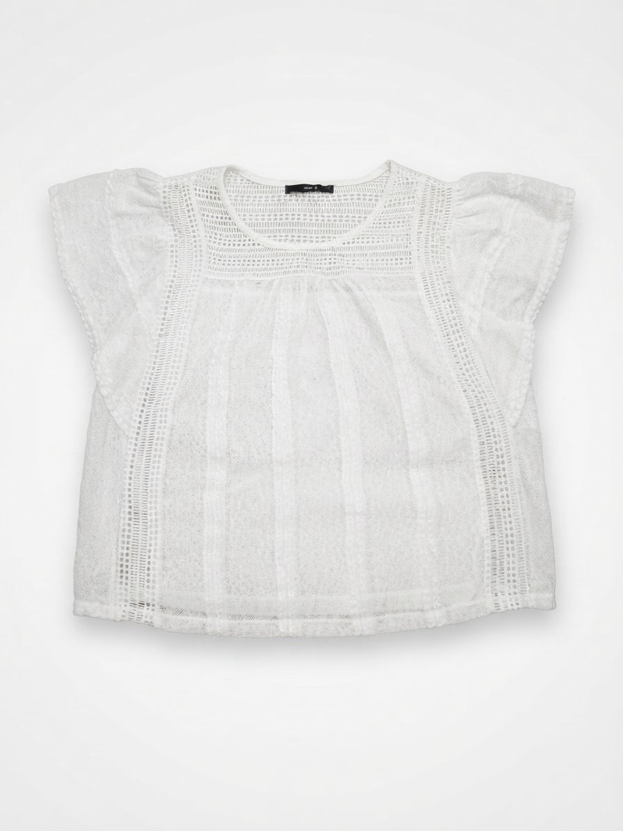 Chemise blanche dentelle