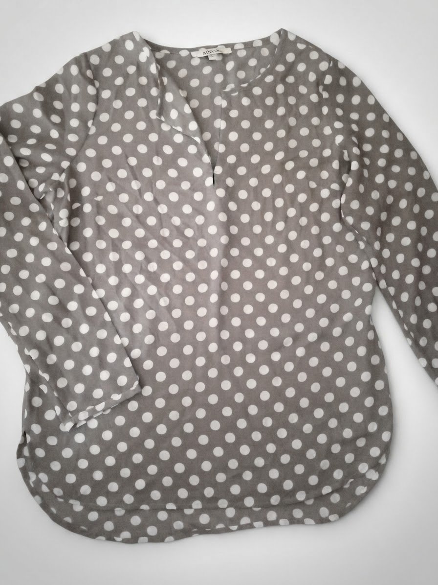Chemise mousline pointillée chic