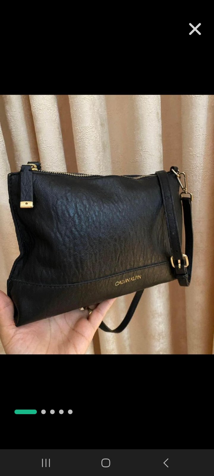 SAC A BANDOULIÈRE  CALVIN  KLEIN AUTHENTIQUE 