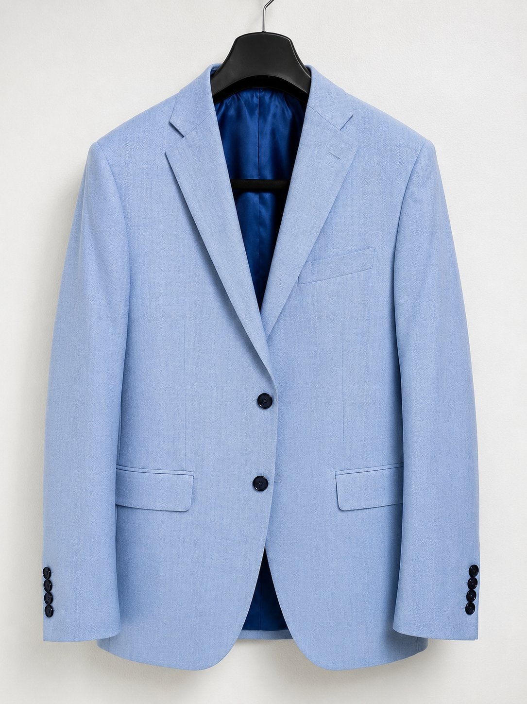 Costume homme bleu ciel – Veste + Pantalon – Très bon état